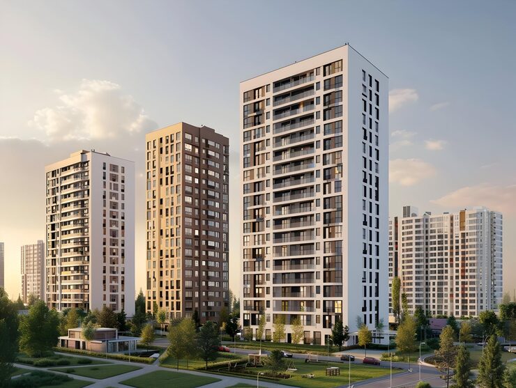 NIWA by B Safal contemporary apartments on VIP Road Shela Ahmedabad